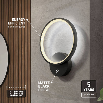 Solis lámpara de pared LED moderno 5 CCT