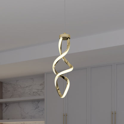 Mini Swirl LED pendant light