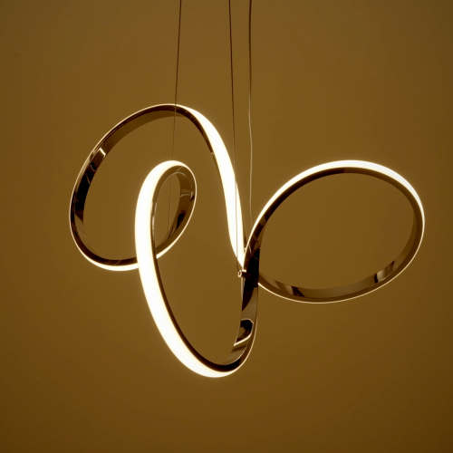 Artika Swirl Butterfly Flush Mount Light Fixture - Thumbnail 5