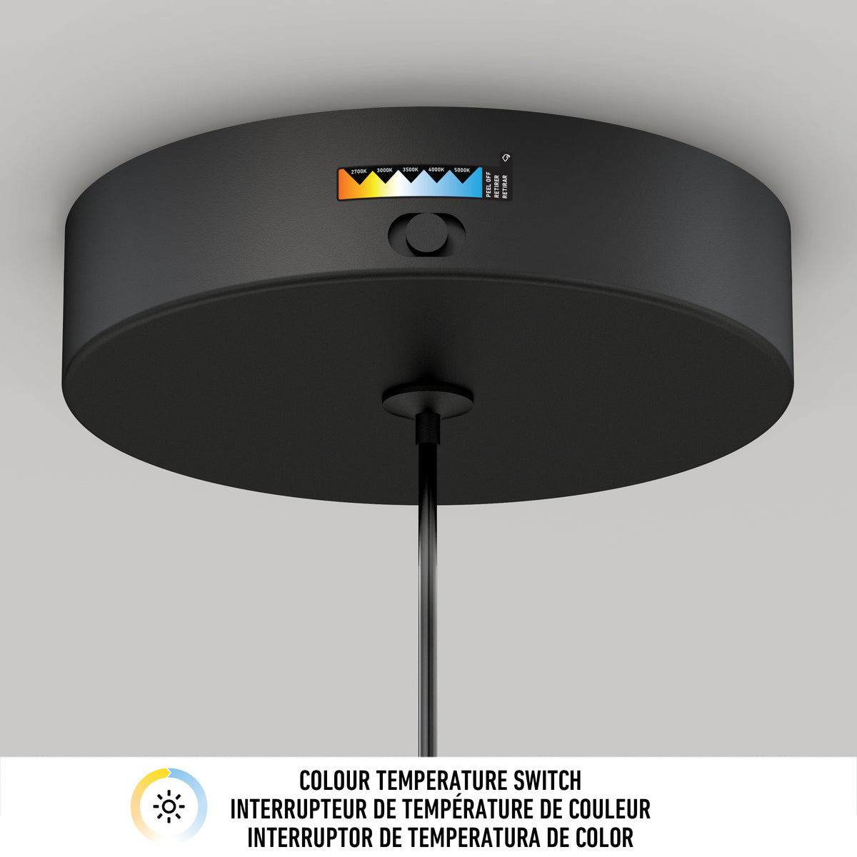 Hanson 1-light LED pendant 5 CCT