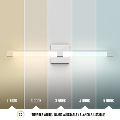 Tivoli LED bathroom vanity light 5 CCT