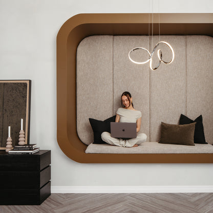 Swirl LED pendant light