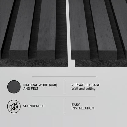 The Artika Sonolok 15.5 ft sound-absorbing wall panel kit (4-pack) is easy to install and perfect for any room or ceiling.