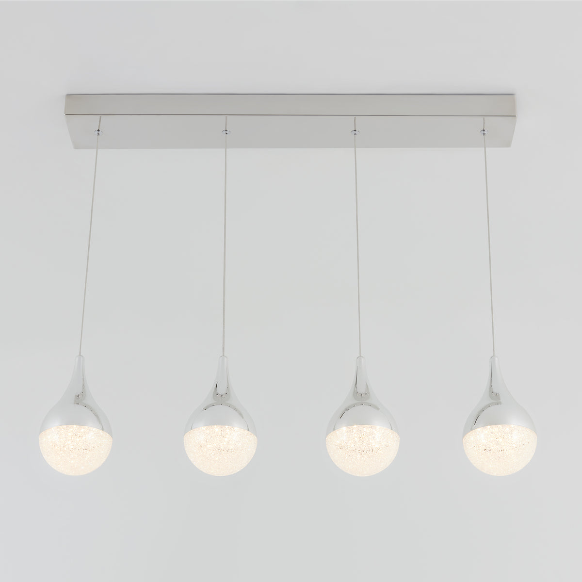 Glitzer 4-light LED pendant