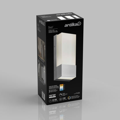 Dixon indoor-outdoor LED wall light