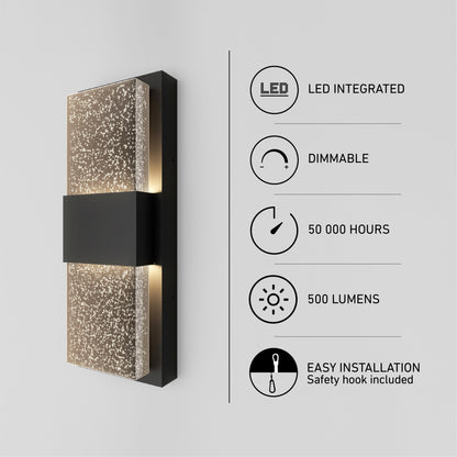 Mazza Bubble indoor-outdoor LED wall light