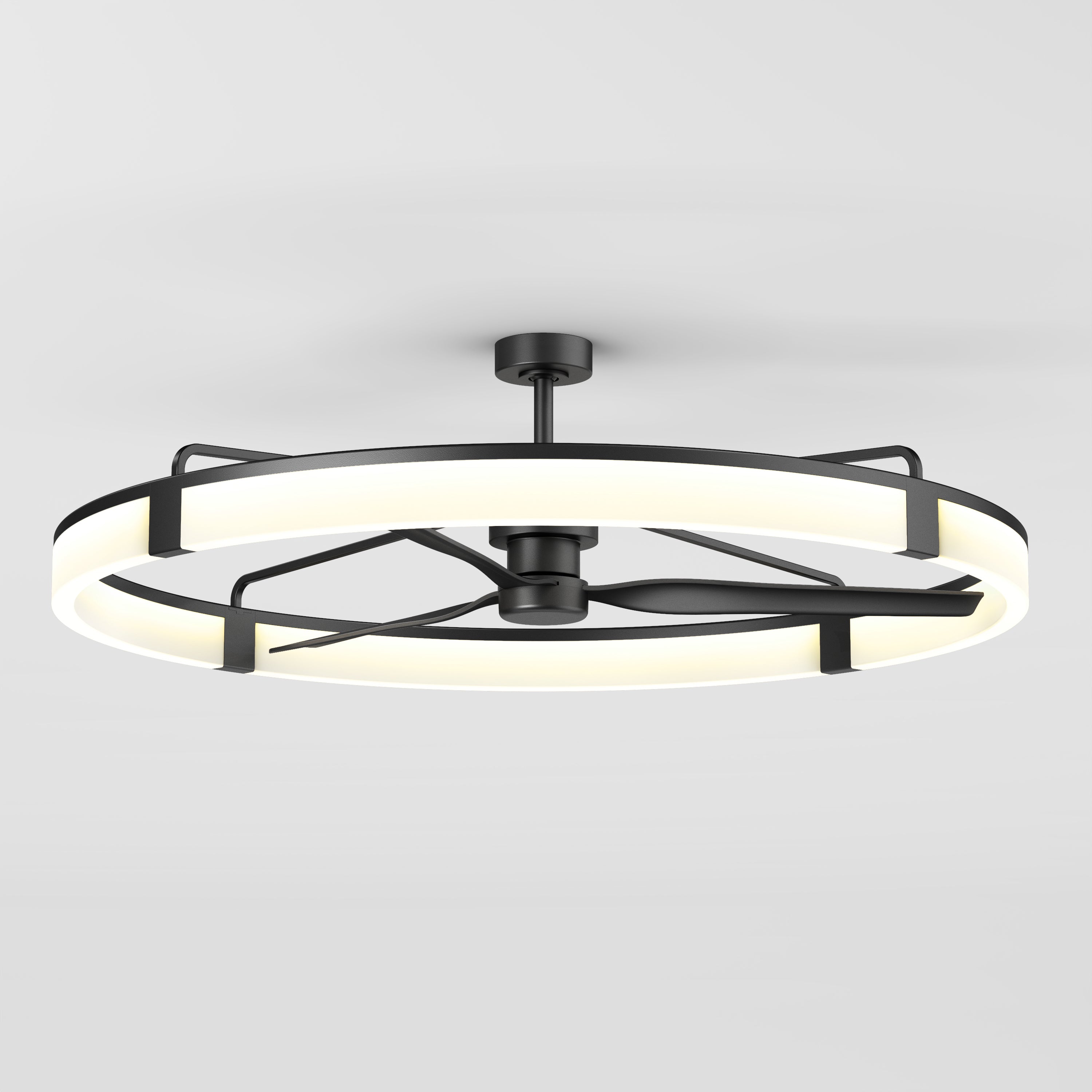 Sunnyvale 52 in. LED Modern Ceiling Fan in Matte Black | Artika