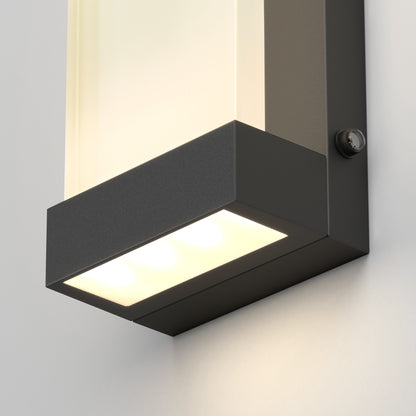 Glacier indoor-outdoor LED wall light