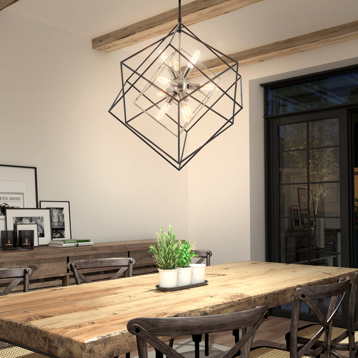 Imperium 9-light LED chandelier