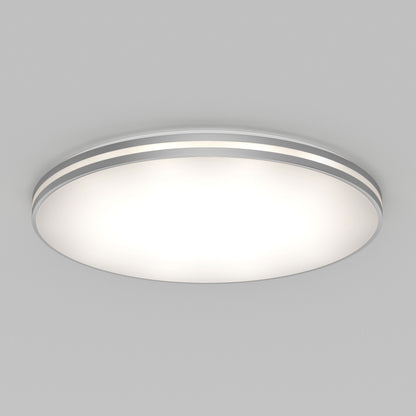 Artika GLOW 30″ LED Flush Mount Ceiling Light, 5 CCT with Remote, modern round design shown on a plain gray background.