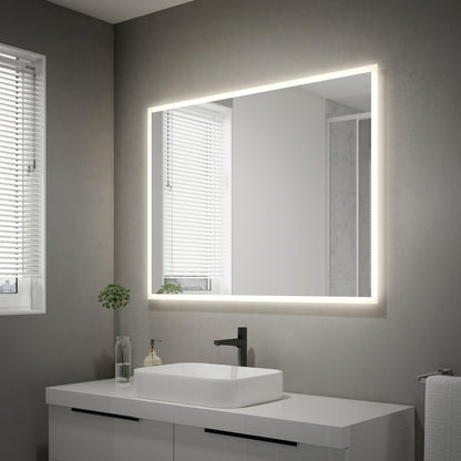 Mavis 48" x 36" Rectangular LED Mirror, 3CCT, with Defogger