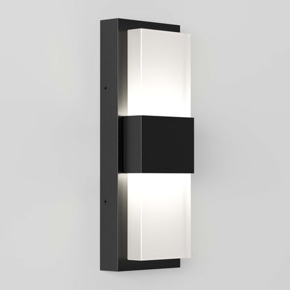 Mazza Frosted indoor-outdoor LED wall light