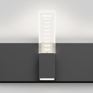 The Artika Hologram LED modern bathroom vanity light 5 CCT softly glows—ideal for minimalist spaces or above a bathroom mirror.