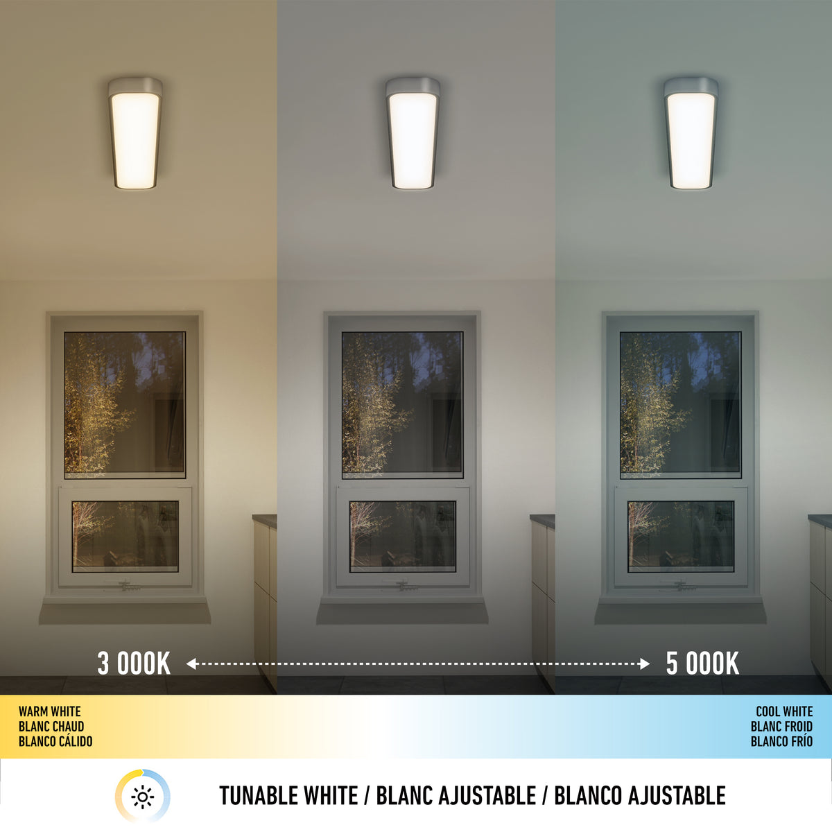 Europa luz de techo LED moderna empotrada 91 x 15 cm (36 x 6 in.)