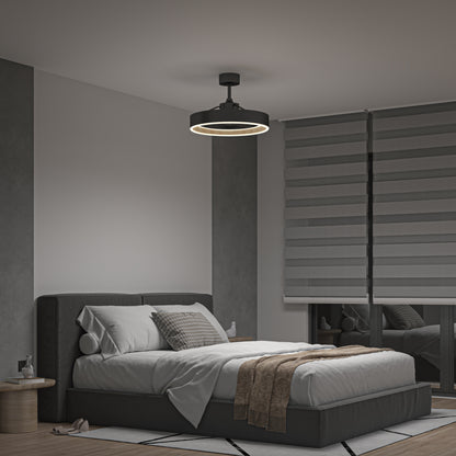 Alton 24 in. LED modern ceiling fan 3 speeds - with remote
