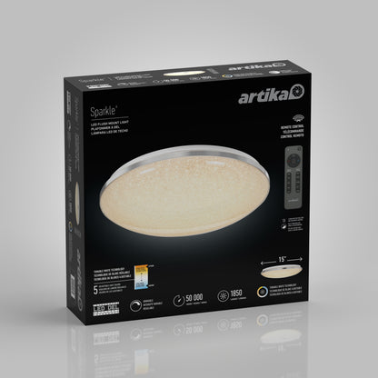 Sparkle lámpara de techo LED moderno 15 in. 5 CCT
