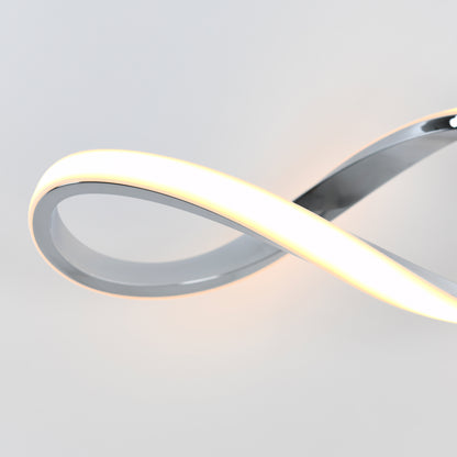 Swirl LED bathroom vanity light