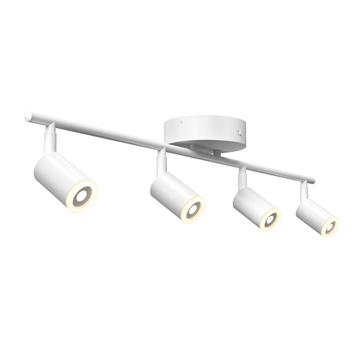 Artika Asher 32 in. 4-Light LED Track Light features 3CCT and four adjustable spotlights for versatile, ceiling-mounted lighting.
