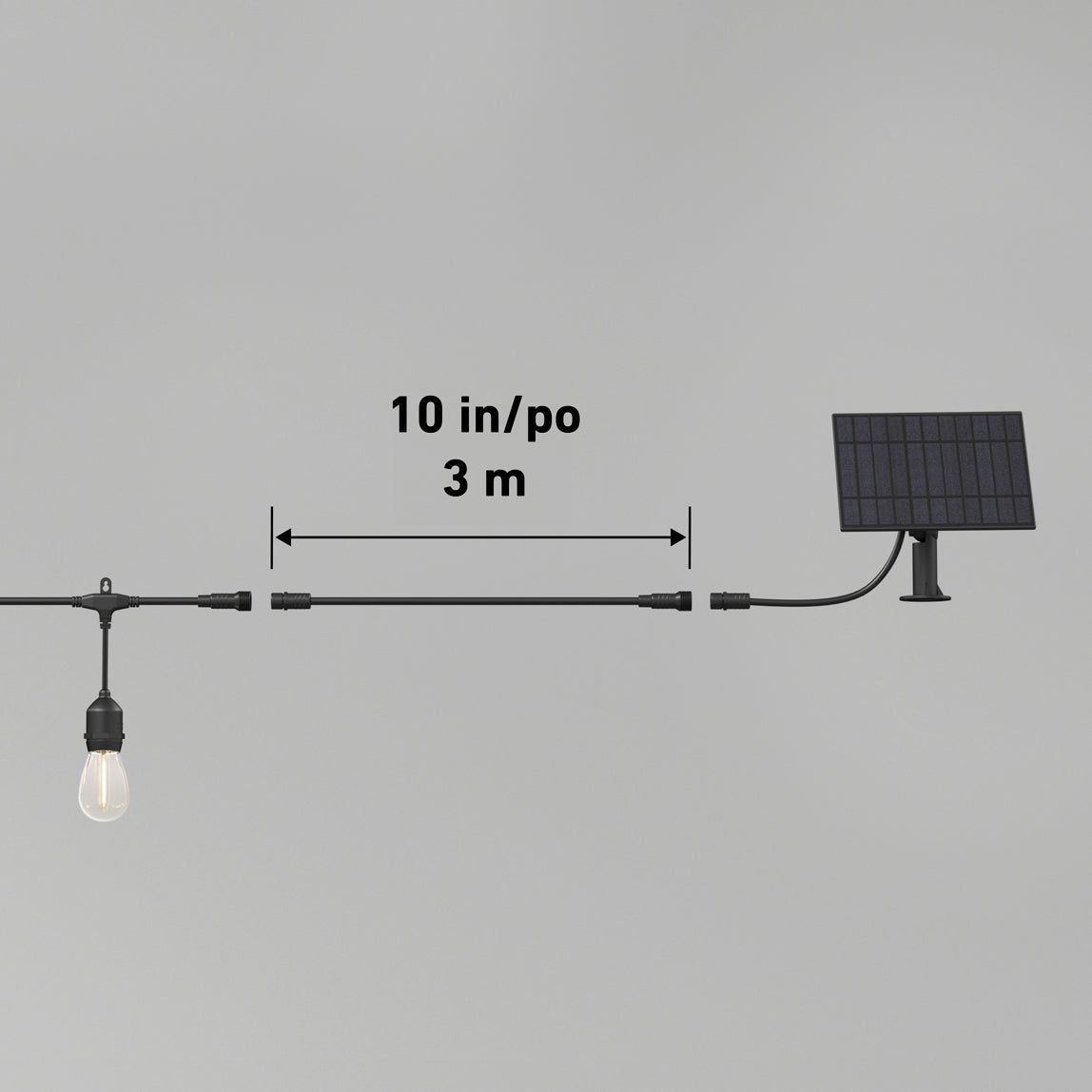 Blaze 20 LED Outdoor Solar String Lights