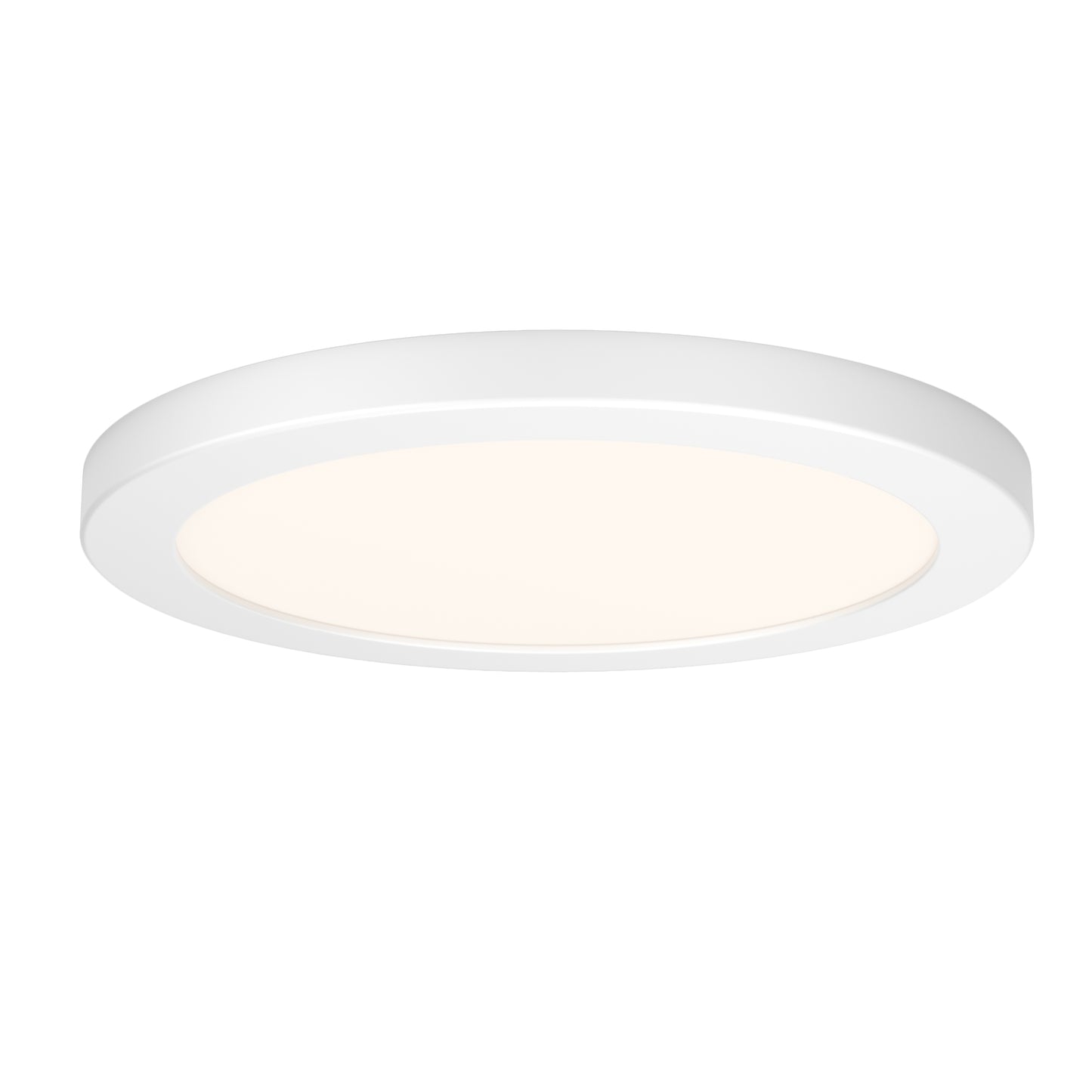 The Artika Europa Disk 9 in. LED modern flush mount light features a round, white design with 3 CCT options, offering a smooth, minimalistic look and a soft, even glow.