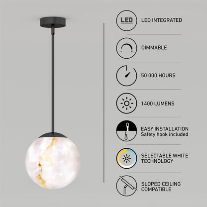 Selena LED contemporary pendant light 3 CCT