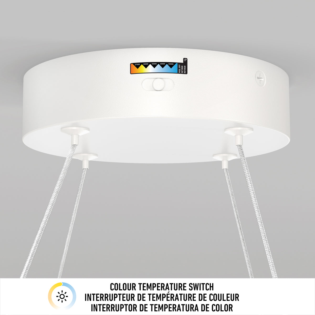 Mora 28" LED Pendant, 5CCT