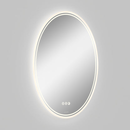 Corby espejo LED 3 CCT 22 in. x 28 in. con antivaho