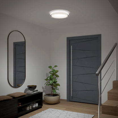 Niko 15.5 in. modern LED flush mount light 5 CCT