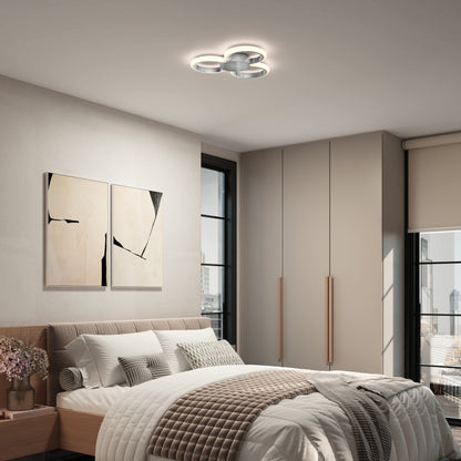 Nyala 15 in. LED flush mount light 5CCT