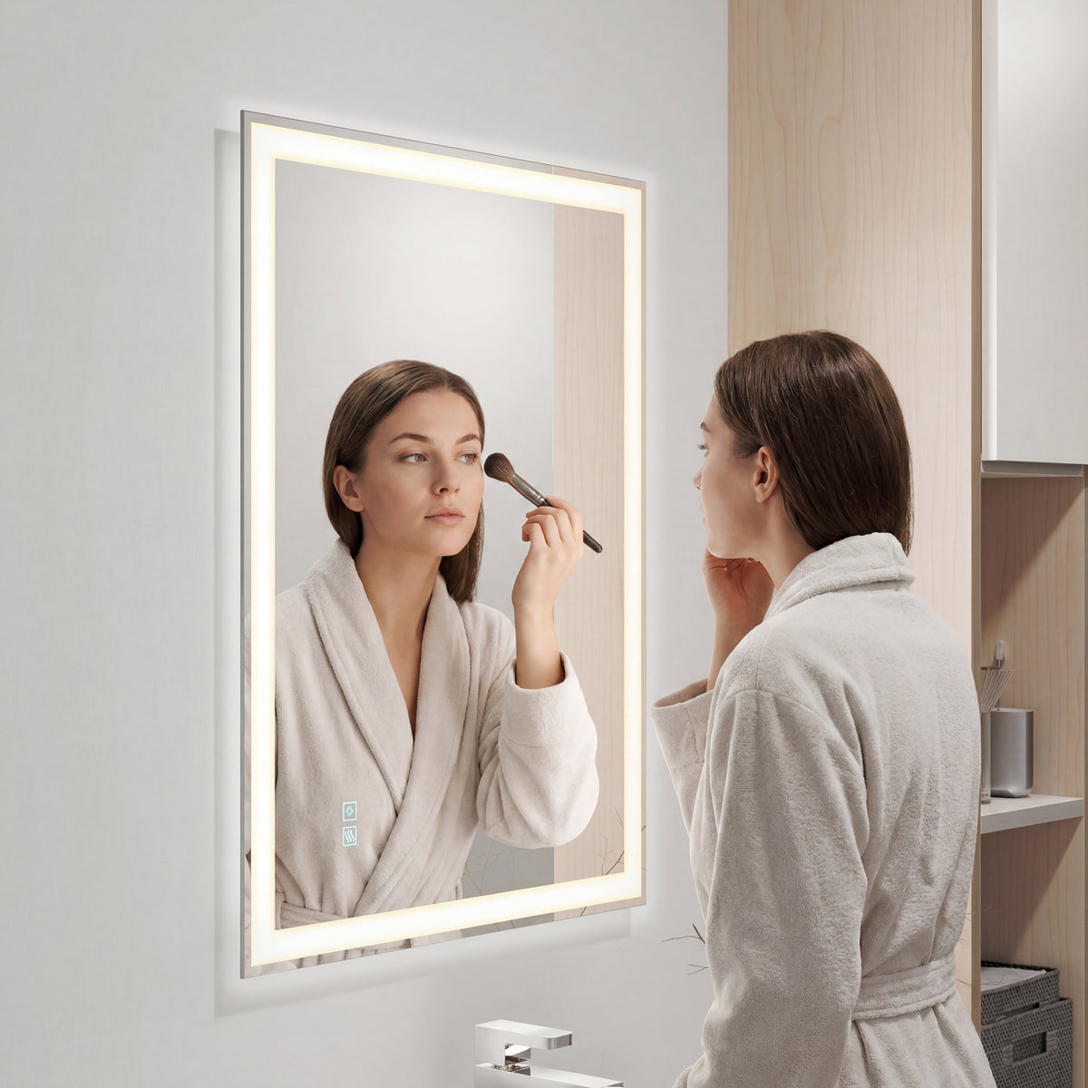 Sofia 61 x 81 cm (24 x 32 in.) espejo LED de baño 3 CCT antivaho