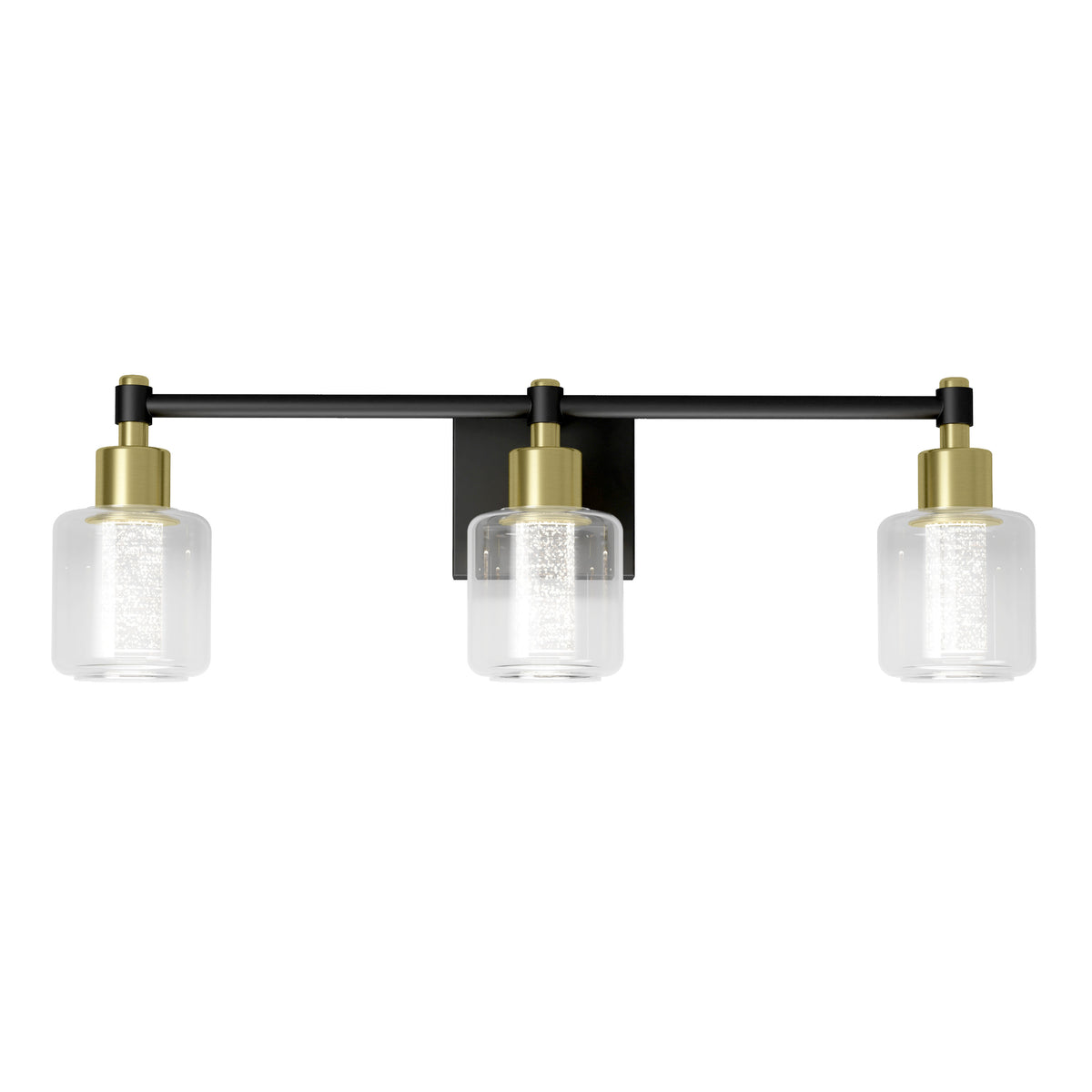 Champagne Globe bathroom vanity light