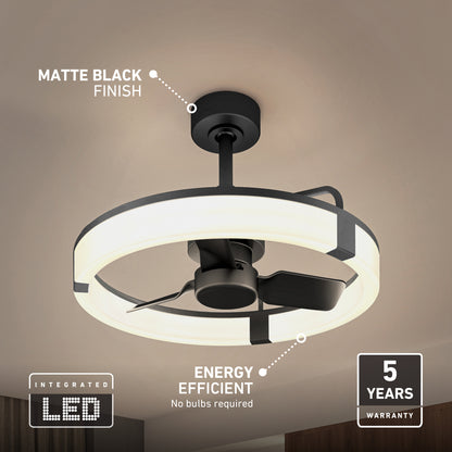 Sunnyvale 23 in. LED modern ceiling fan - with remote