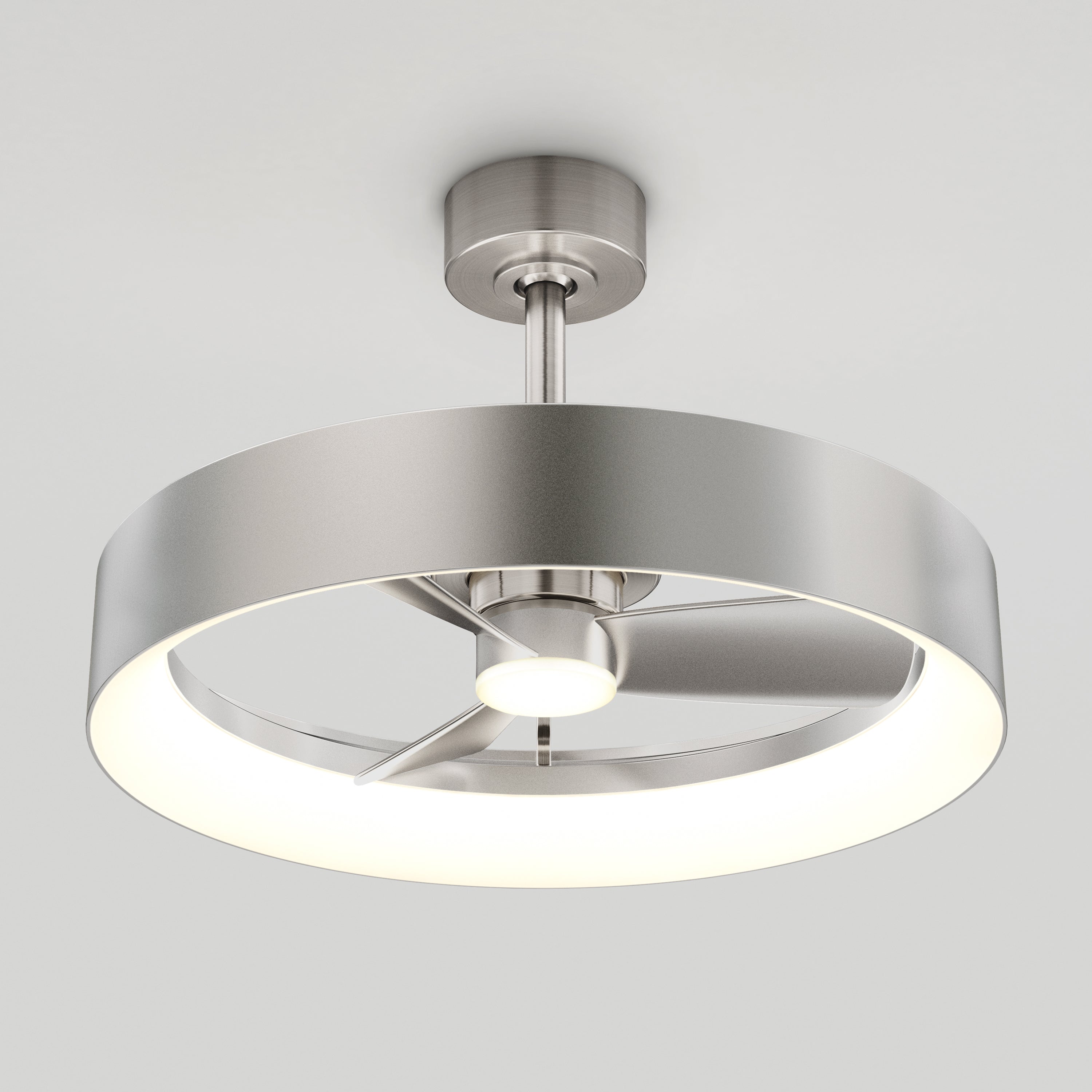 Austin 23 in. LED modern ceiling fan in Gold | Artika