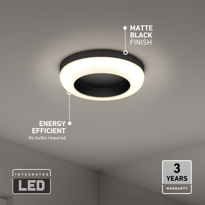 Louka lámpara de techo LED moderno 15 in.