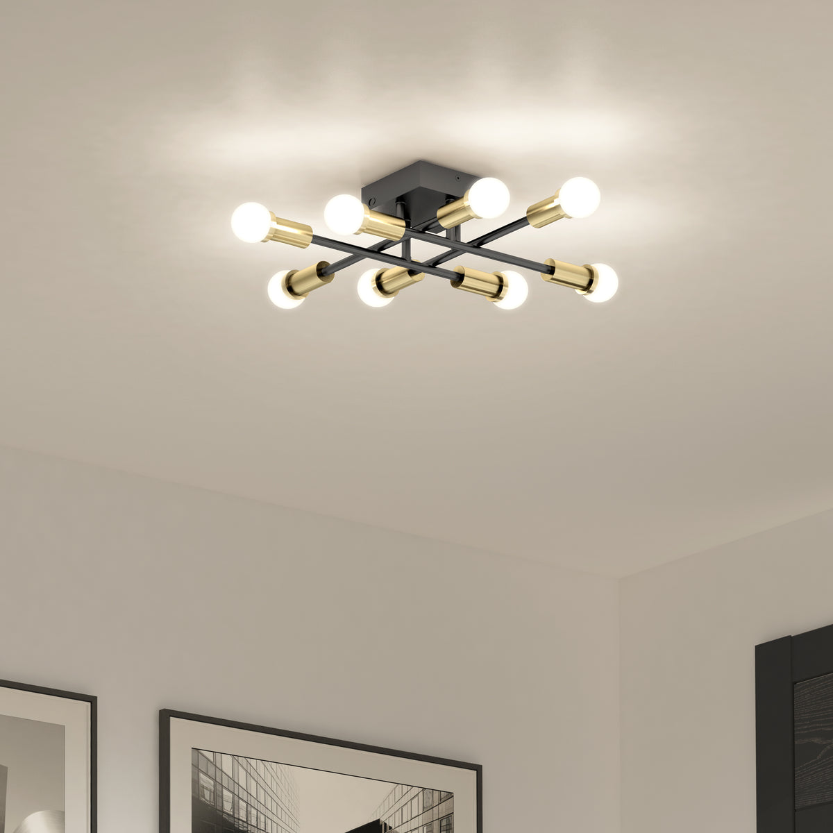 Aristo 21 in. (53 cm) Modern LED Flush Mount Ceiling Light 3 CCT