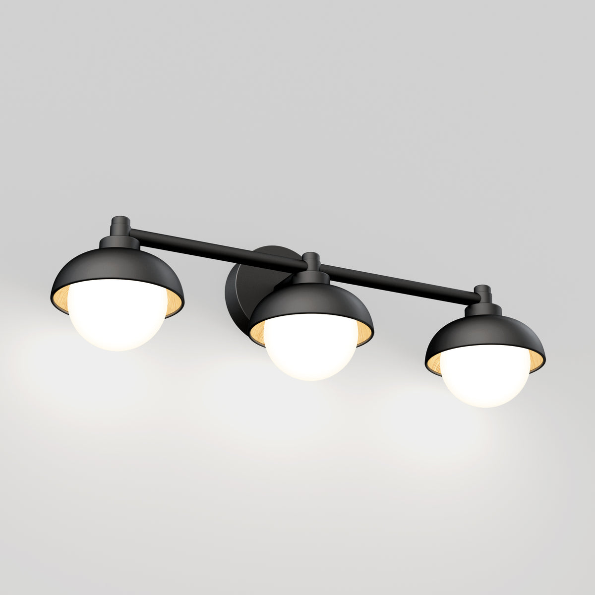 Boden LED mid-century bathroom vanity light 5 CCT