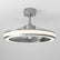 Edwin 25 in. LED Ceiling Fan 3 speeds With in Brushed Nickel | Artika