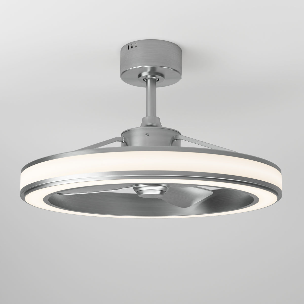 Edwin 25 in. (64 cm) LED modern fandelier ceiling fan with light - includes remote