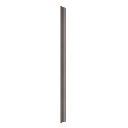 The Artika Panolok 30.67 ft wall panel kit (pack of 8) features long, narrow vertical wooden slats with five grooves, shown against a white background.