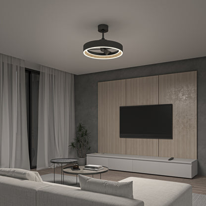 Alton 24 in. LED modern ceiling fan 3 speeds - with remote