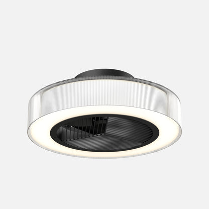 Groove 20 in. LED modern ceiling fan 3 speeds - with remote