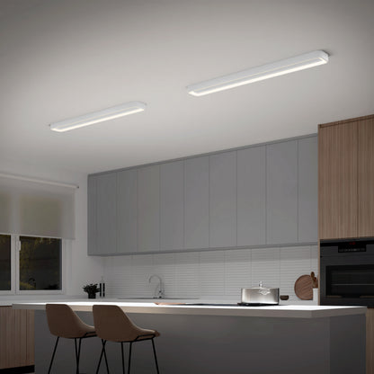 Aiden 48 in. LED modern flush mount light 5 CCT