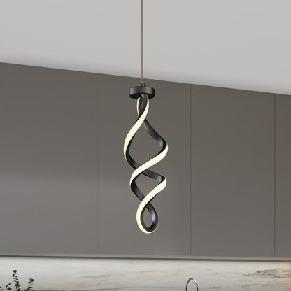 Mini Swirl LED pendant light