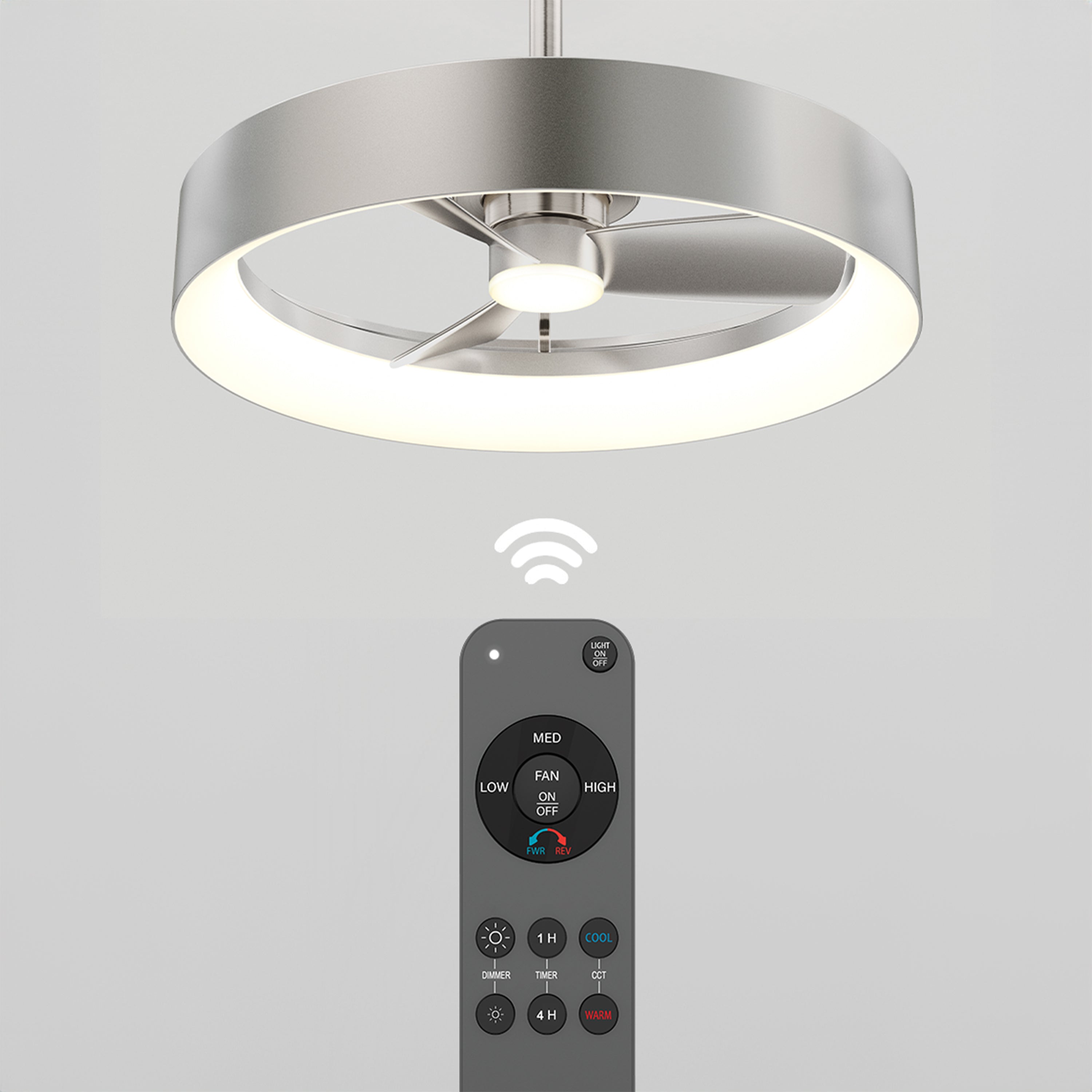 Austin 23 in. Fandelier Ceiling Fan with Light | Artika