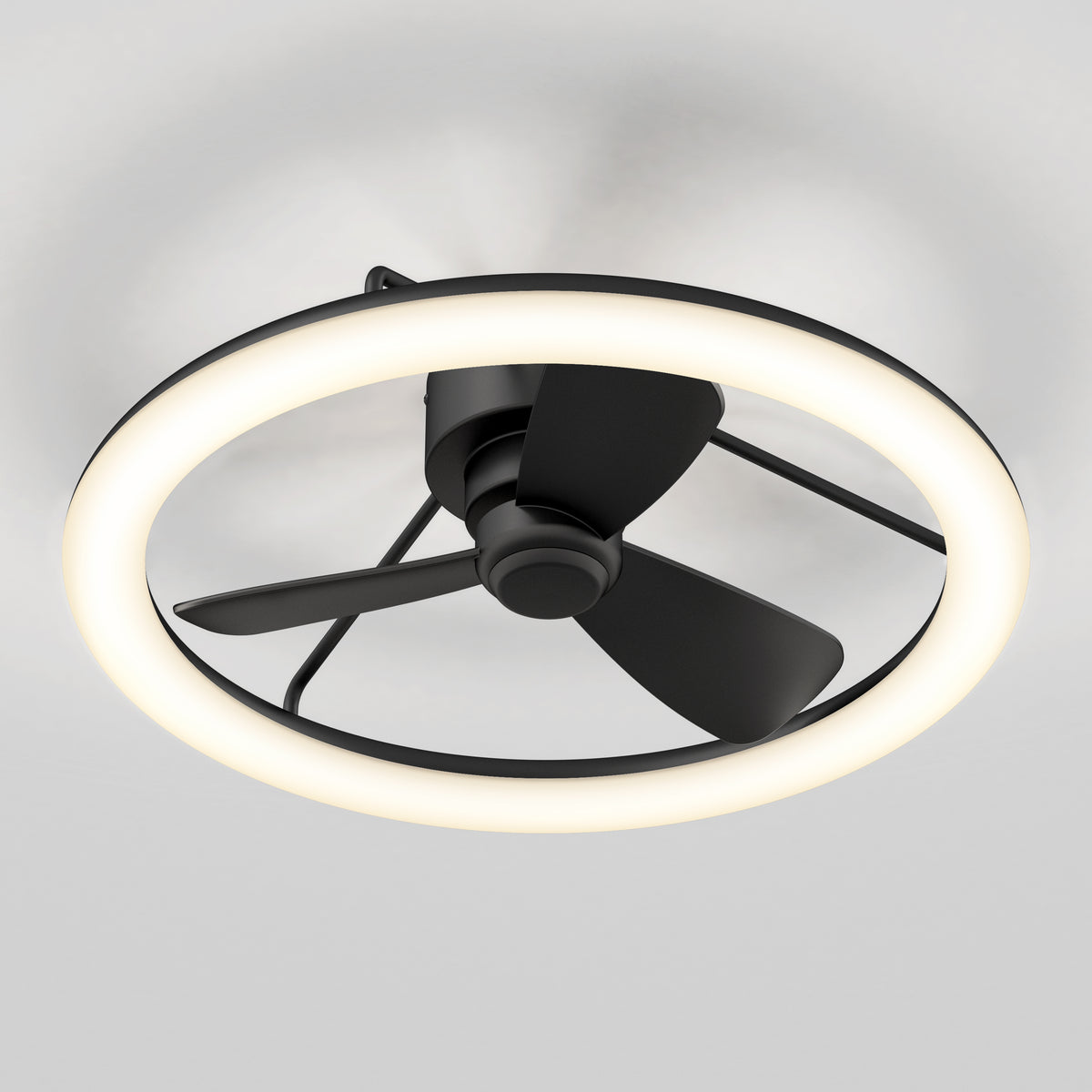 Darren 23 in. (58 cm) LED modern fandelier ceiling fan with light - includes remote