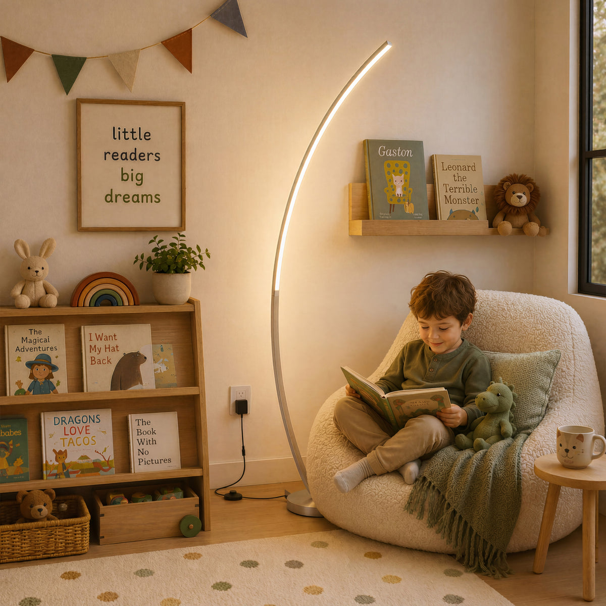 Lámpara de pie LED Arc