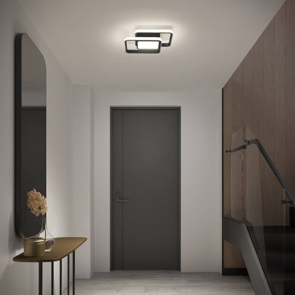 Romeson 11 in. LED modern flush mount light 5 CCT