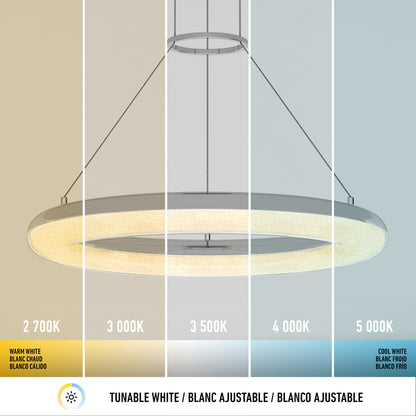 Famous Optical LED pendant light 5 CCT