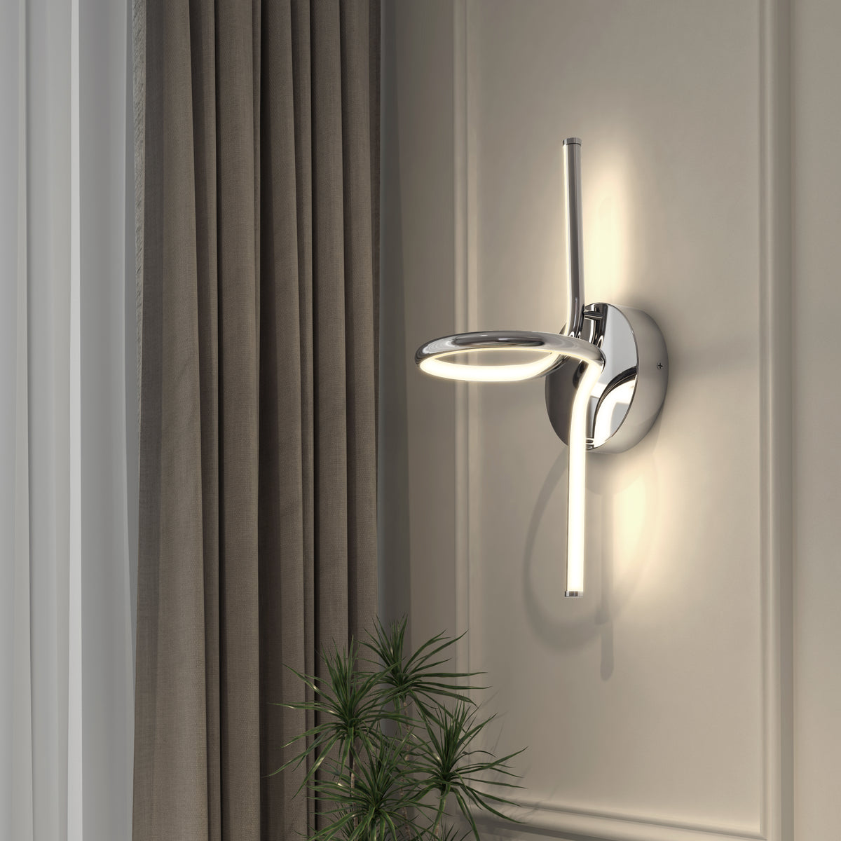 Swirl LED Sconce