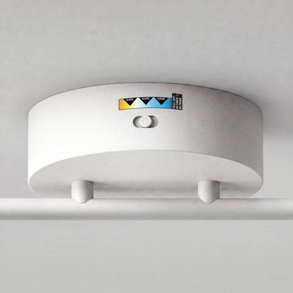Artika Asher 32 in. 4-Light LED Track Light, 3CCT, with adjustable heads and white finish, installed on a white ceiling.